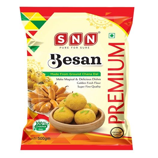 Snn Premium Besan / Gram Flour Pouch, 500g