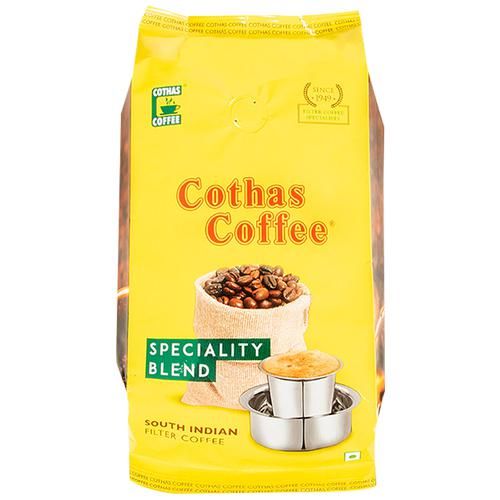 Cothas Filter Coffee Powder Standy Pouch - Speciality Blend, 500g (80% Coffee 20% Chicory)