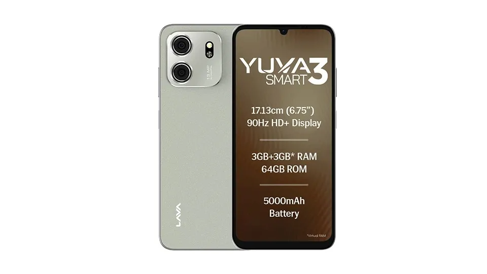 Lava | Yuva 3 | Smartphone (3GB RAM, 64GB, Gold)