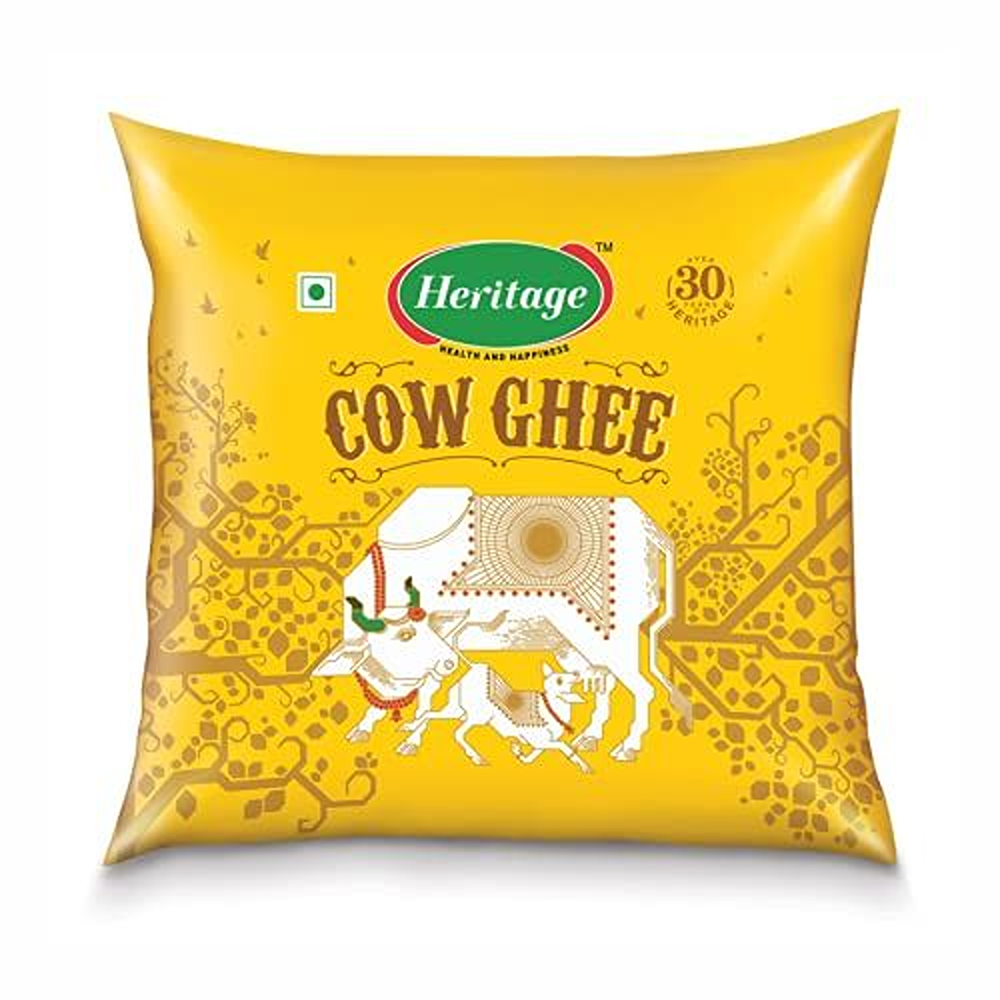 Heritage Cow Ghee Pouch, 500ml