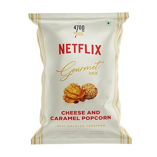 4700BC Netflix Gourmet Mix Popcorn - Cheese & Caramel, 25g