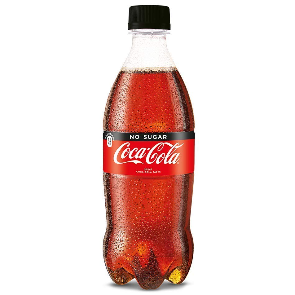 Coca Cola Zero Sugar Soft Drink, 400ml (250ml + 150ml)