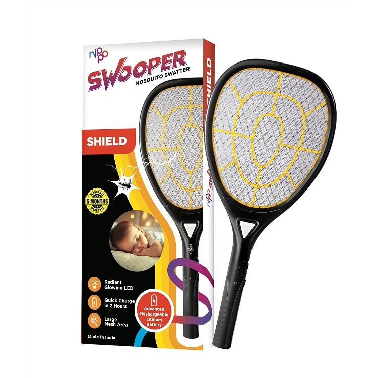 Nippo Swooper Mosquito Swatter - Shield, 1pc