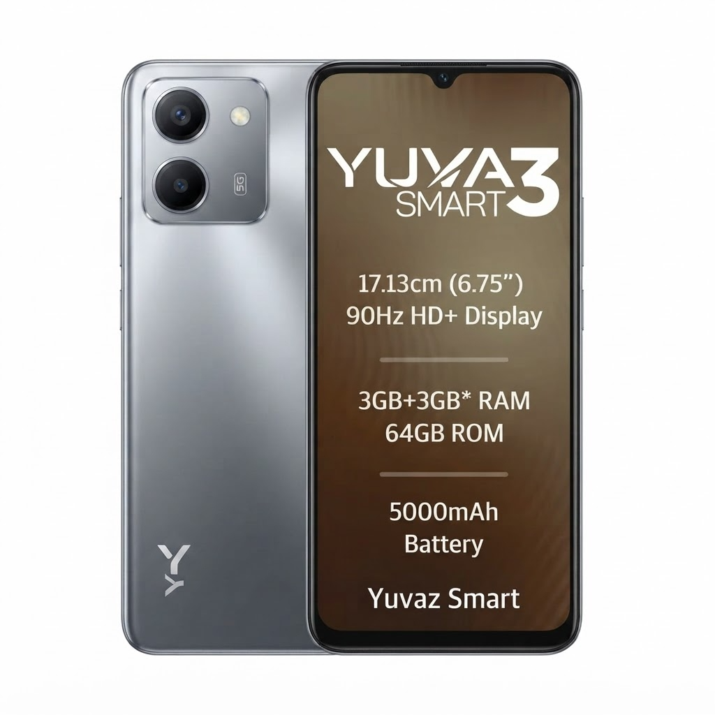 Lava | Yuva 3 | Smartphone (3GB RAM, 64GB, Gold)