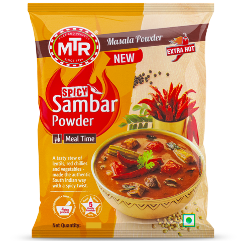 MTR Spicy Sambar Powder Pouch, 15g