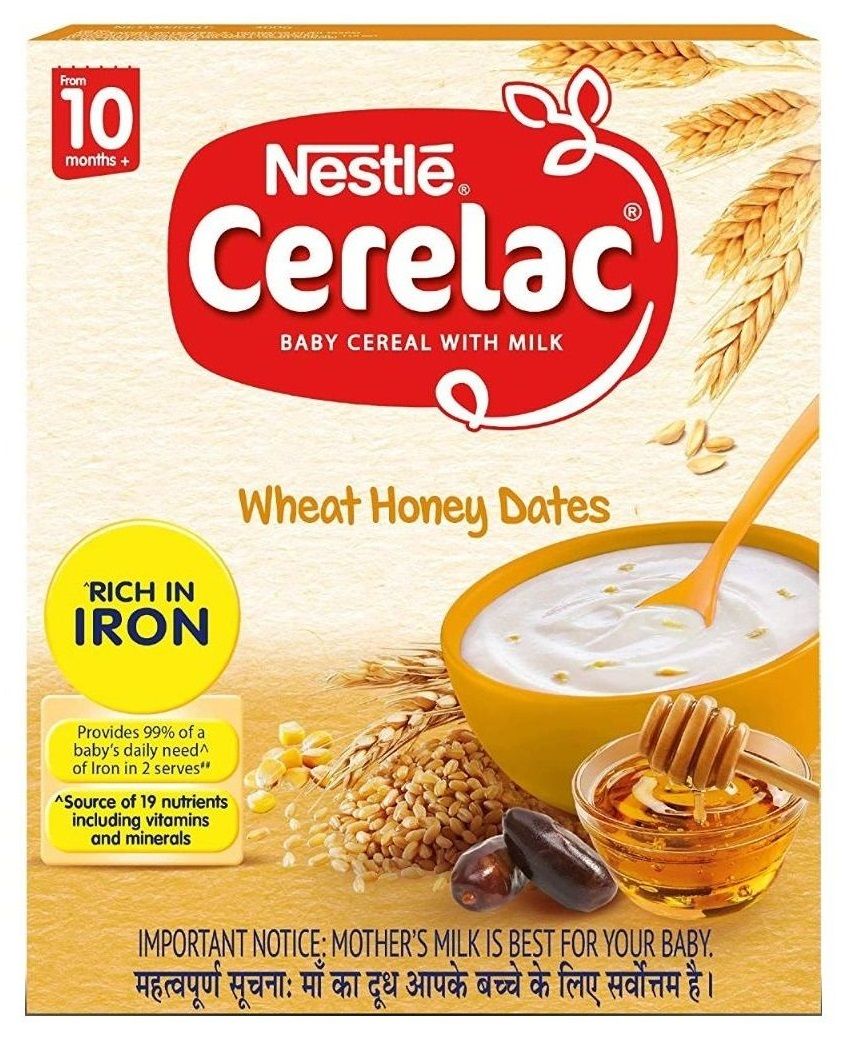 Nestle Cerelac Stage-3 Baby Cereal - Wheat Honey Dates, 300g