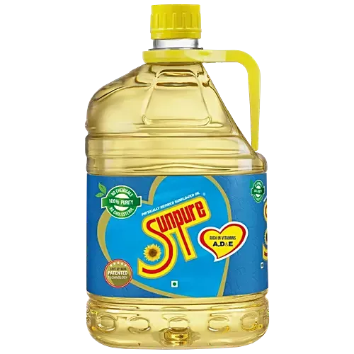 Sunpure Sunflower Oil Can, 5L