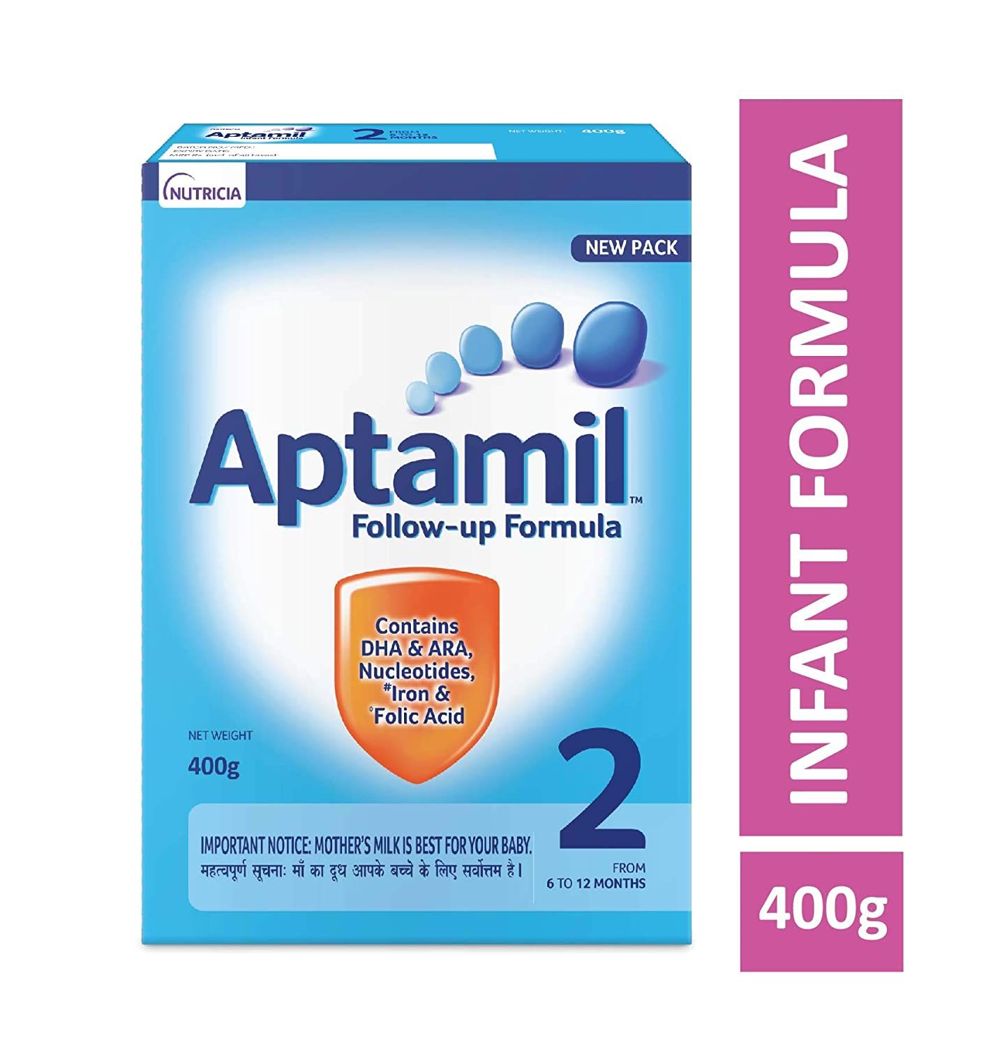 Aptamil Follow Up Formula Stage 2 (6-12 Months), 400g