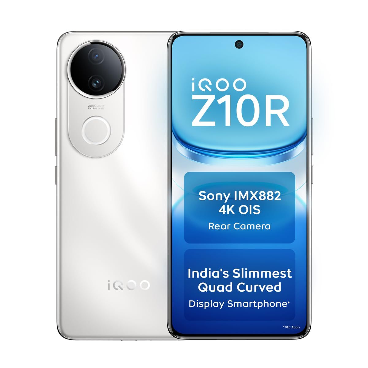 iQOO Z10R | 5G Smartphone (8GB RAM, 128GB ROM, Moonstone)