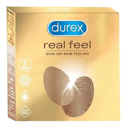 Durex Condom - Real Feel, 3pc