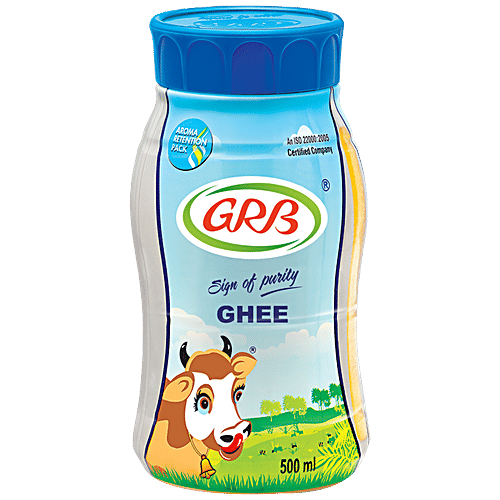GRB Cow Ghee PET Bottle, 500ml