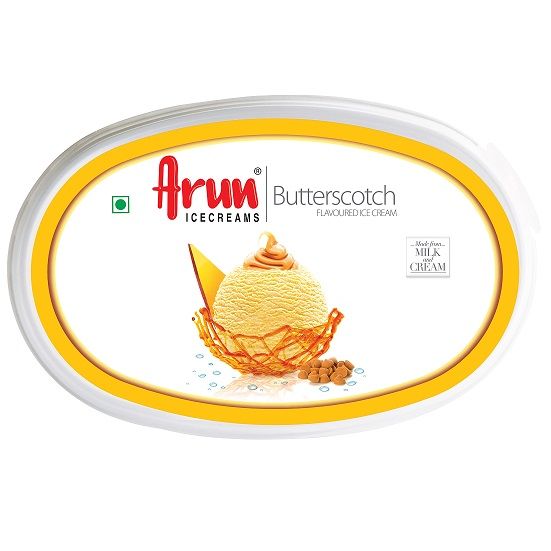 Arun Ice Cream Tub - Butterscotch, 250ml