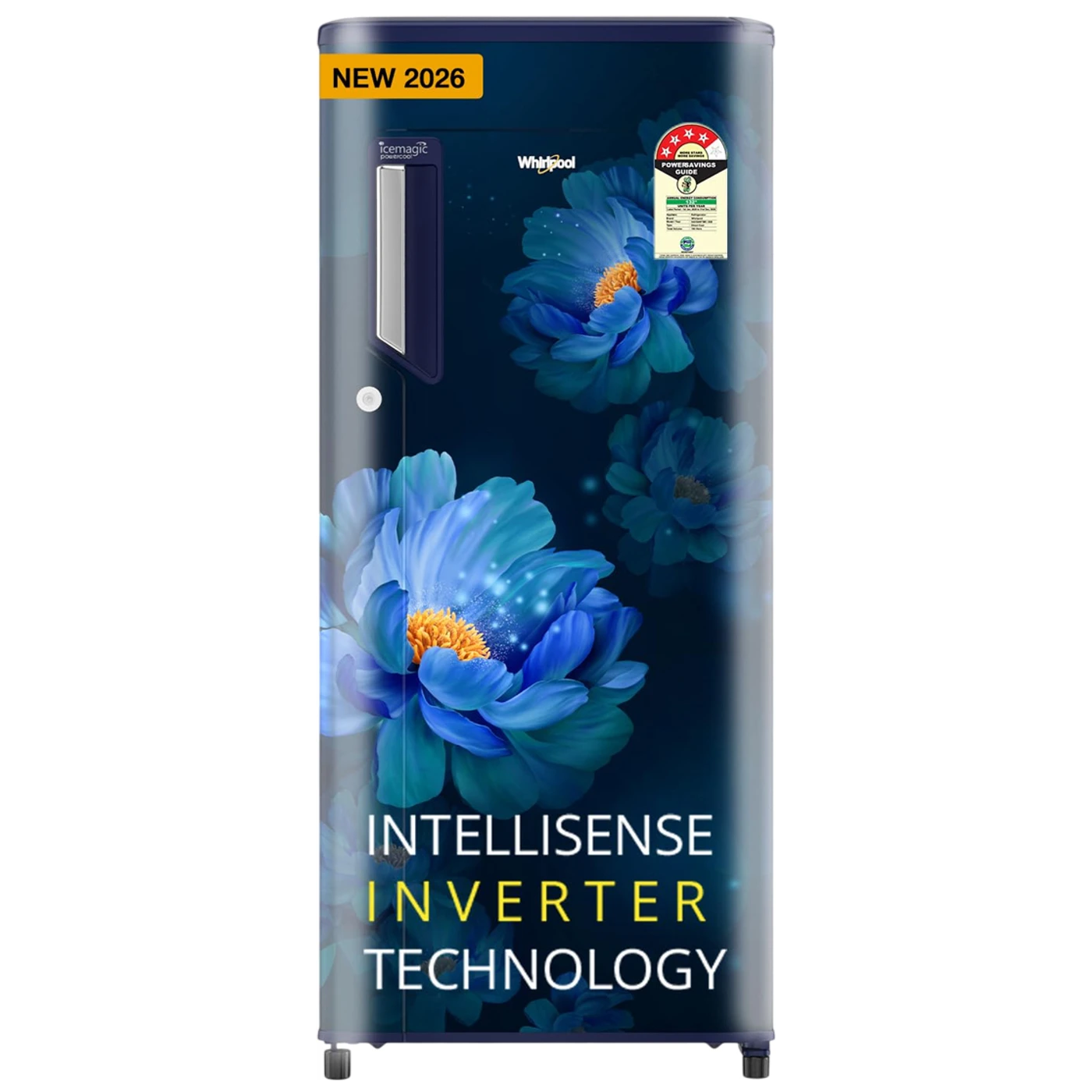Whirlpool | DAS19246FTIMC | 4 Star Direct Cool Single Door Refrigerator (192L, Shapphire Peony)