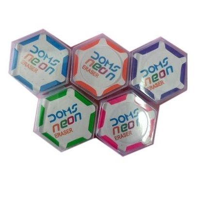 Doms (Rs.5) Neon Eraser, 1pc (7170)