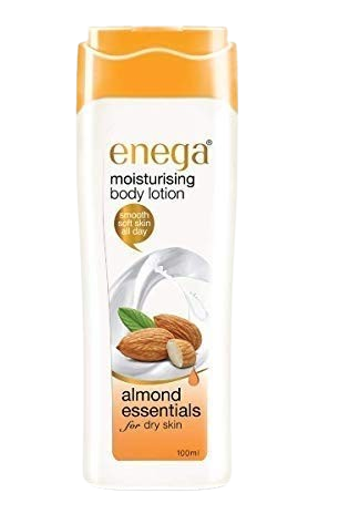 Enega Moisturizing Body Lotion - Almond, 100ml
