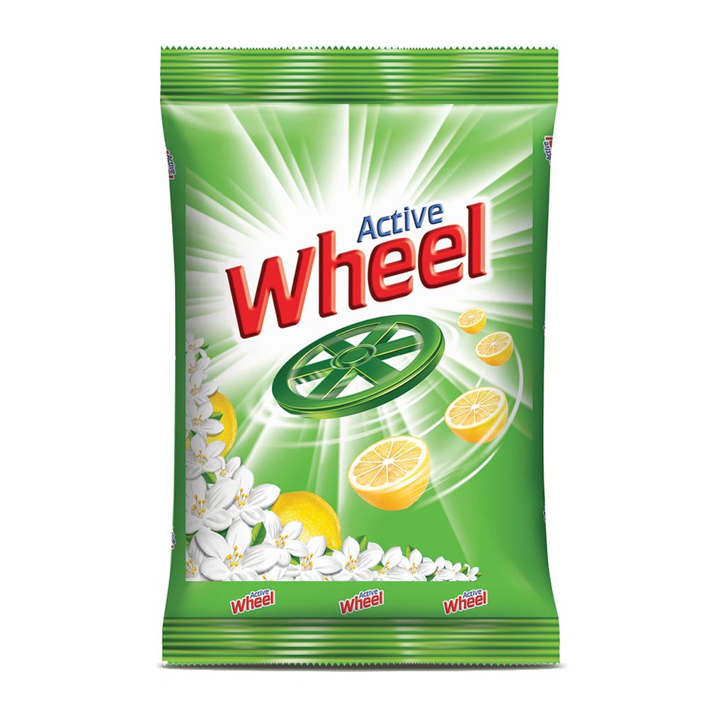 Wheel Active Detergent Powder - Lemon & Jasmine, 500g