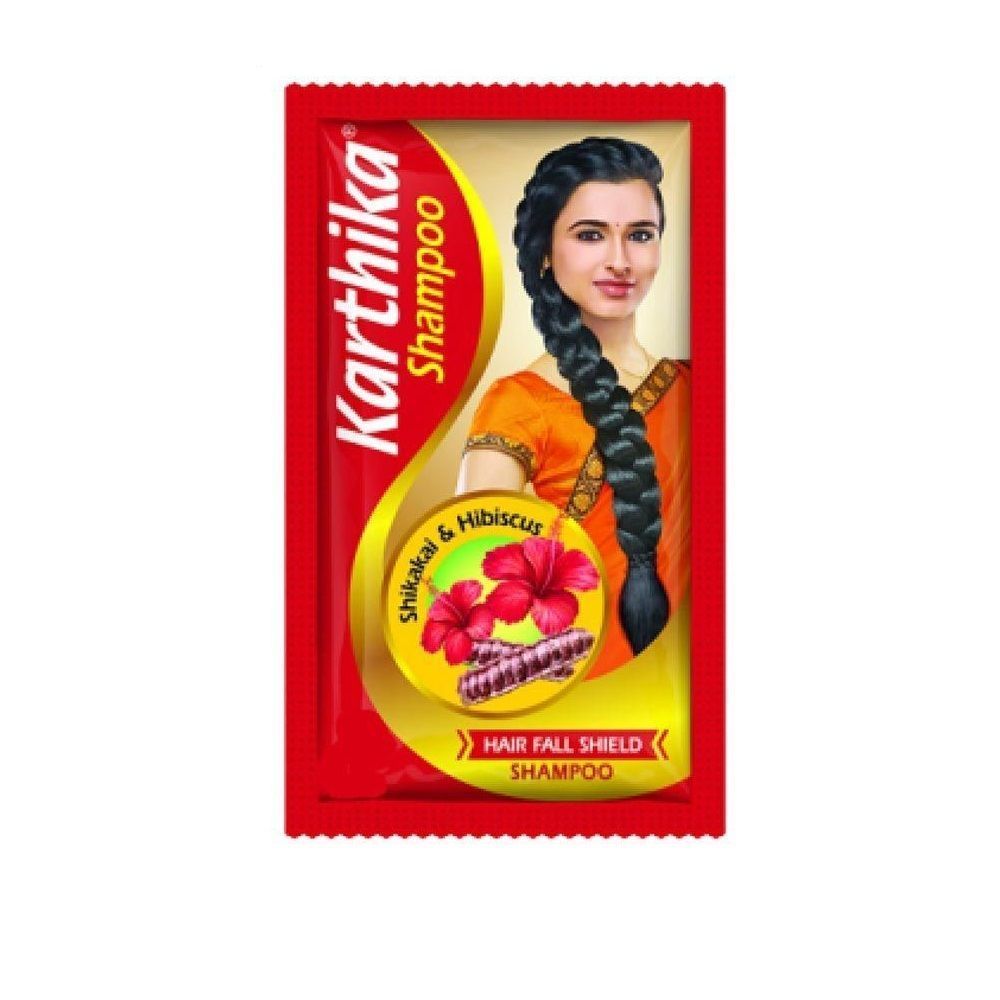 Karthika (Re.1) Shampoo Hairfall Shield - Shikakai & Hibiscus, 5.5ml