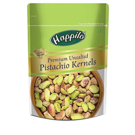 Happilo Premium Unsalted - Pistachio Kernels, 150g