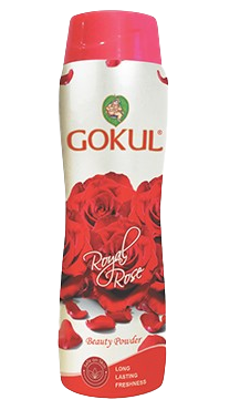 Gokul Natural Face & Body Talcum Powder - Roja, 100g