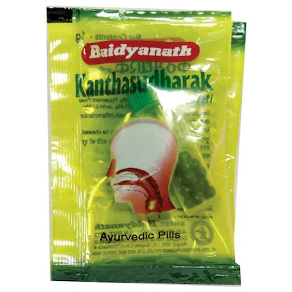 Baidyanath Kanthasudharak Ayurvedic Pills, 1g