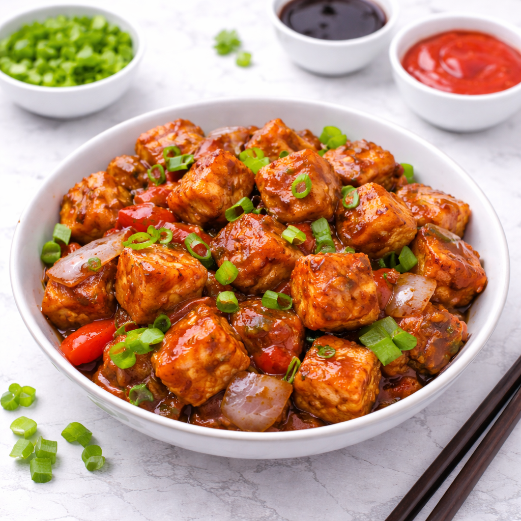 Paneer Tikka Manchurian, 1 Plate