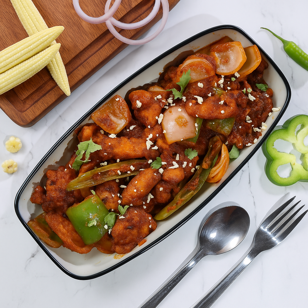 Chilly Crispy Veg, 1 Plate