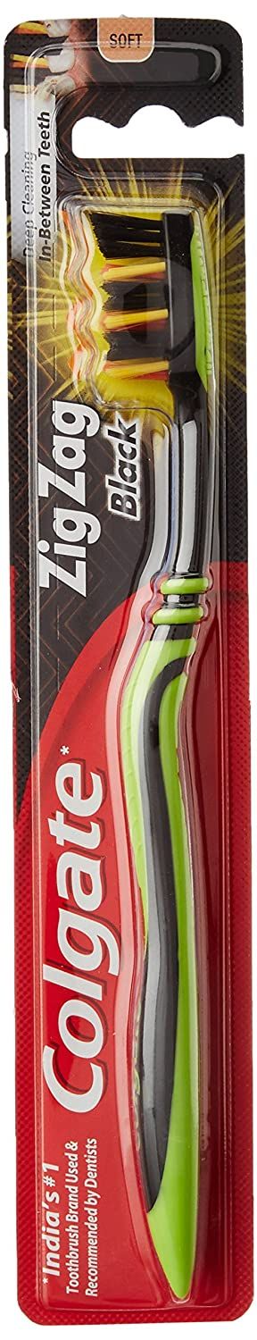 Colgate ZigZag Black Toothbrush - Soft