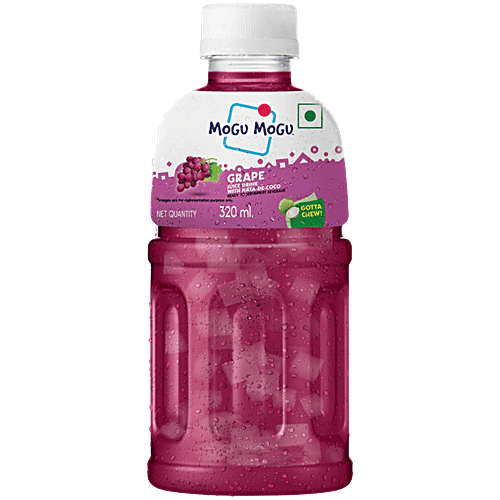 Mogu Mogu Juice PET Bottle - Grape, 320ml