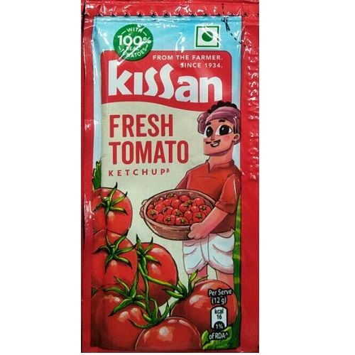 Kissan (Rs.2) Ketchup - Fresh Tomato, 12g