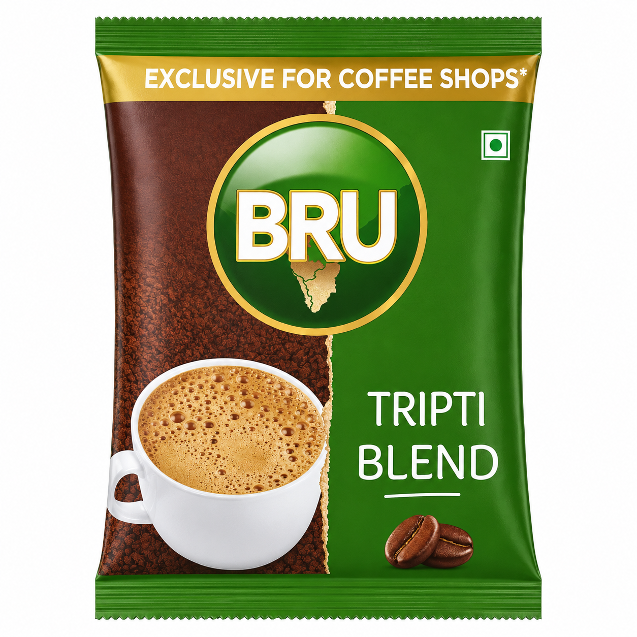 Bru Instant Coffee Powder Pouch - Tripti Blend, 200g
