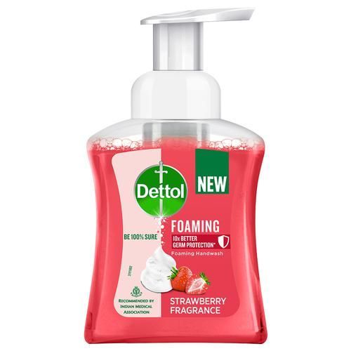 Dettol Foaming Hand Wash Pump - Strawberry, 250ml