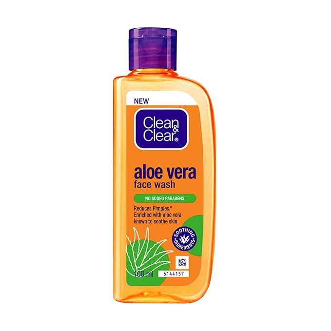 Clean & Clear Face Wash - Aloe Vera, 100ml