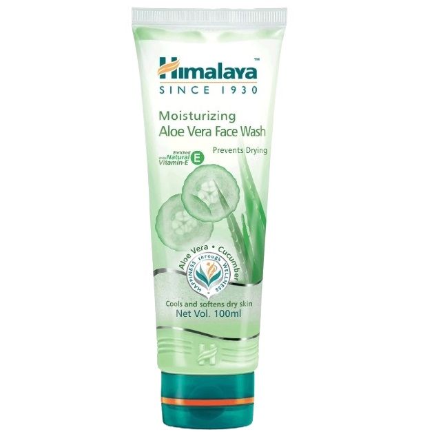 Himalaya Moisturising Face Wash - Aloe Vera, 100ml