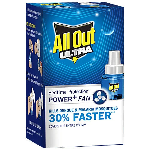 All Out Ultra Liquid Vaporizer Mosquito Repellent Refills, 45ml