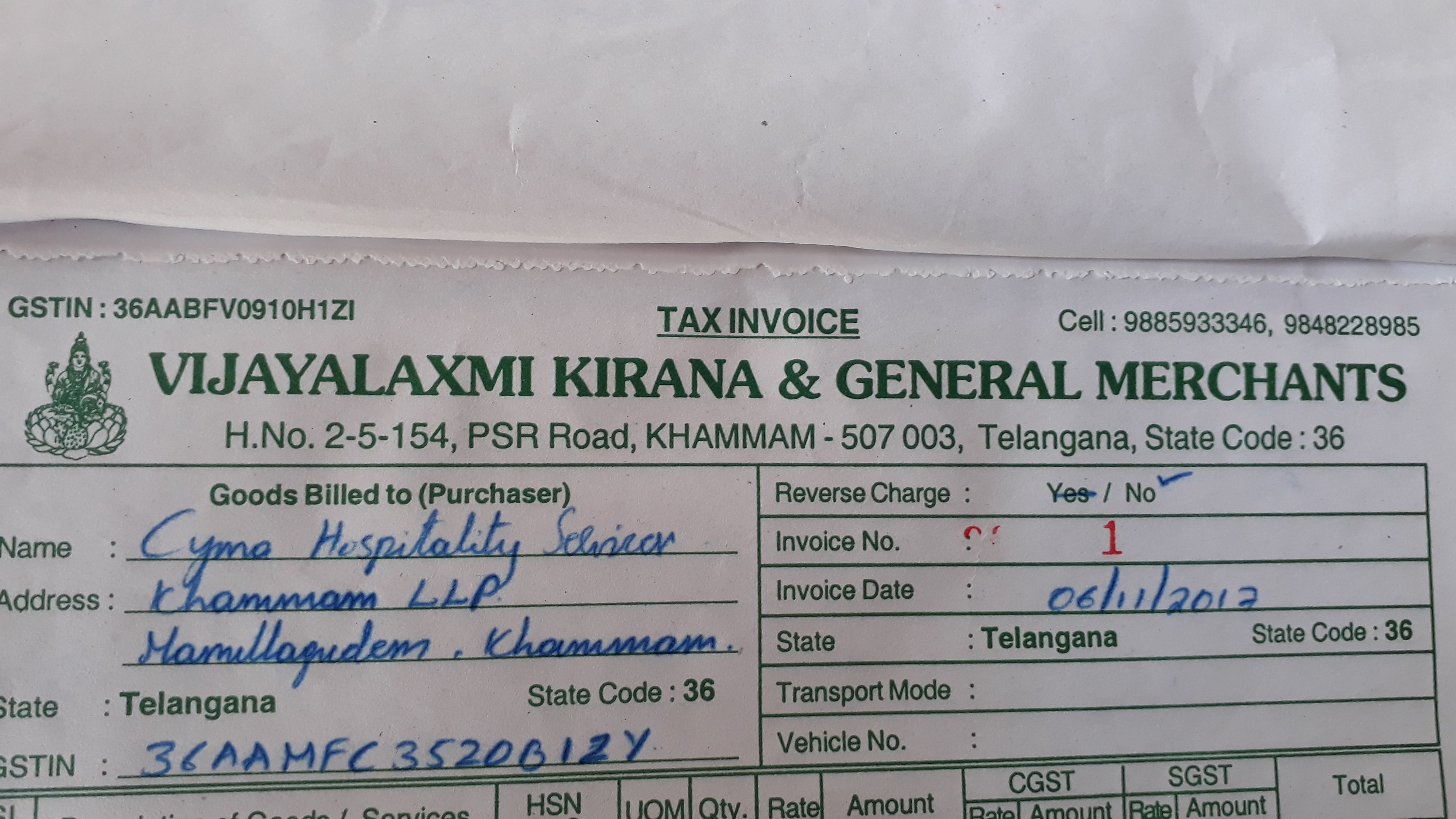 Vijaya laxmi kirana & general merchants