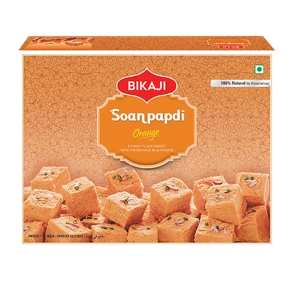 Bikaji Soan Papdi - Orange, 200g