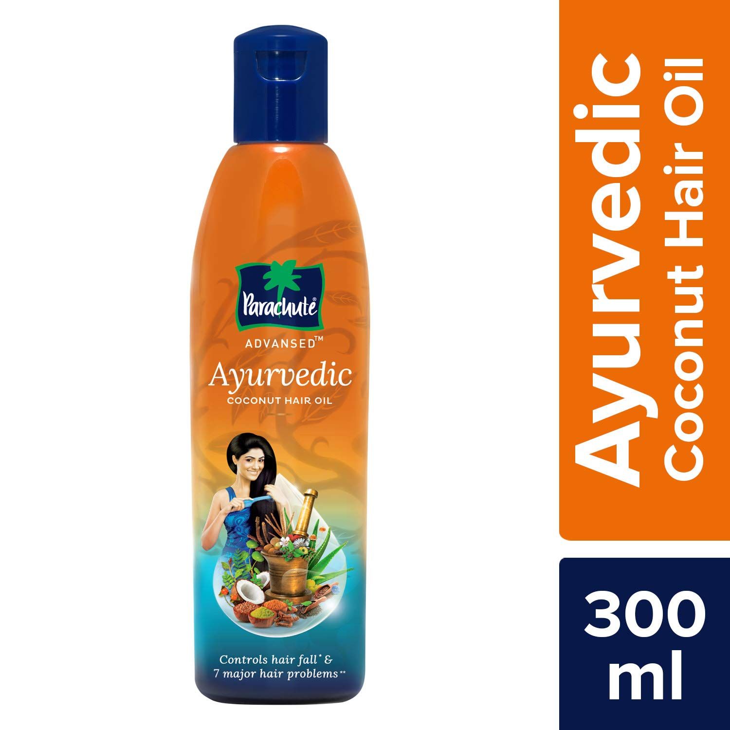 Parachute Advance Coconut Hair Oil - Ayurvedic, 300ml