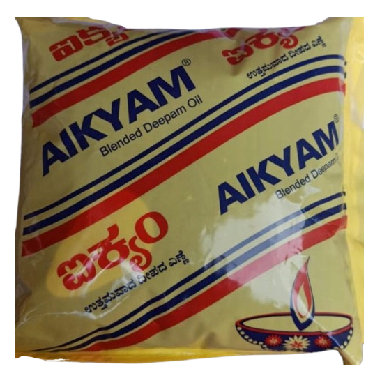 Aikyam Deepam Oil Pouch, 900ml
