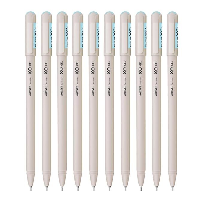 Hauser Xo Gel Pen - Blue, 10pc