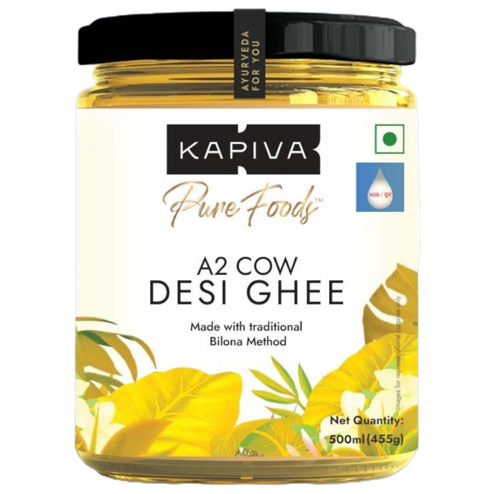 Kapiva A2 Cow Desi Ghee, 500ml