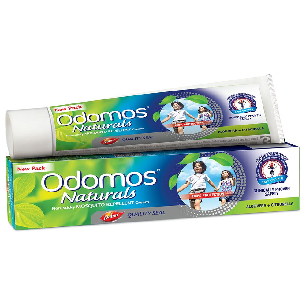 Odomos Mosquito Repellent Cream - Naturals, 25g