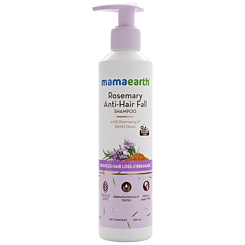 Mamaearth Rosemary Anti-Hair Fall Shampoo - Rosemary & Methi Dana, 250ml