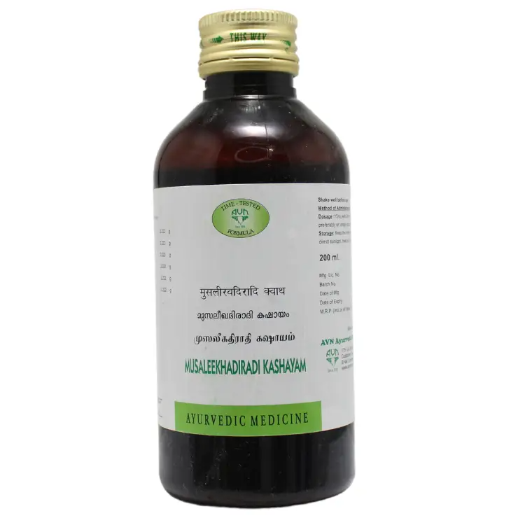AVN Musaleekhadiradi Kashayam, 200ml
