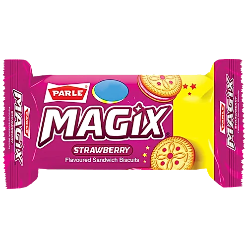 Parle Magix Creme Biscuit - Strawberry, 34g