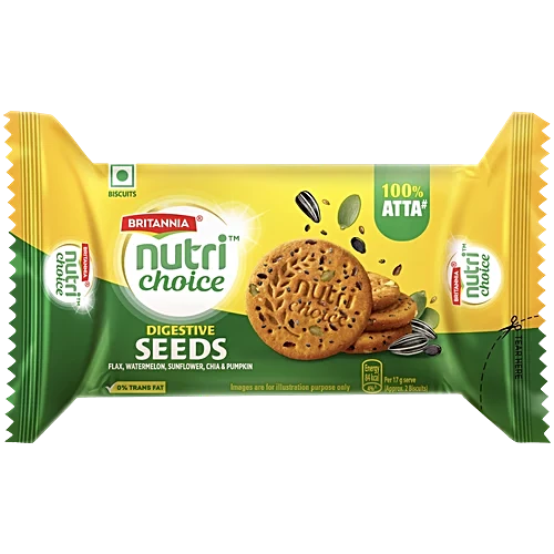 Britannia Nutrichoice Digestive Seeds Biscuits, 75g
