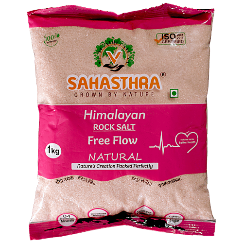 Sahasthra Himalayan Rock Salt - Free Flow Natural, 1kg