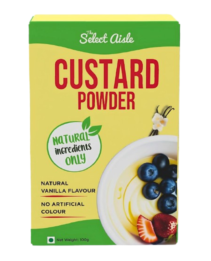100% Natural Vanilla Custard Powder (The Select Aisle), 100g