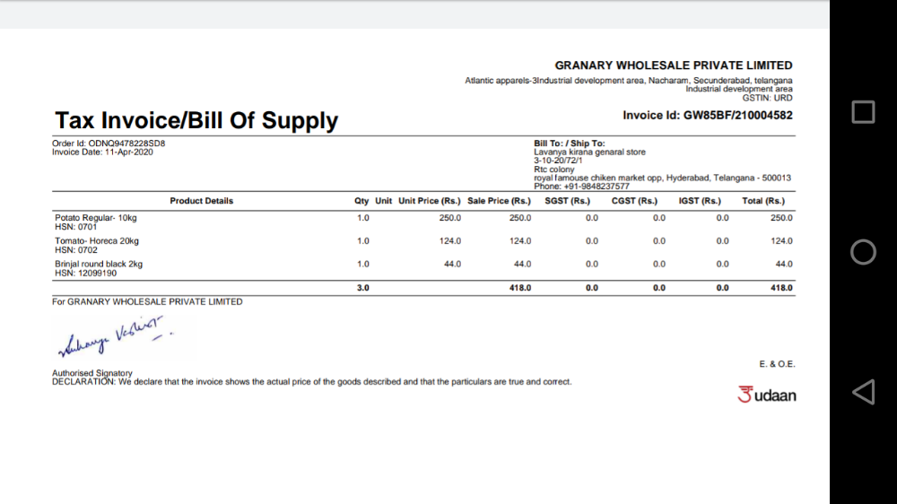 Lavanya general kirana shop