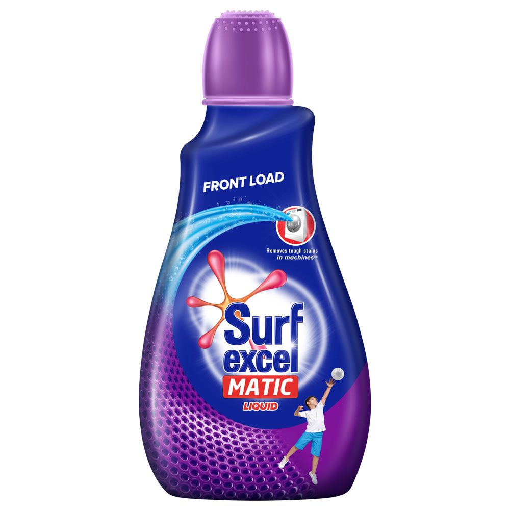 Surf Excel Matic Liquid Detergent Bottle - Front Load, 1L