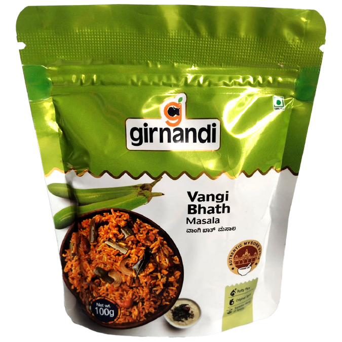 Girnandi Vangibath Powder Zipper Pouch, 100g